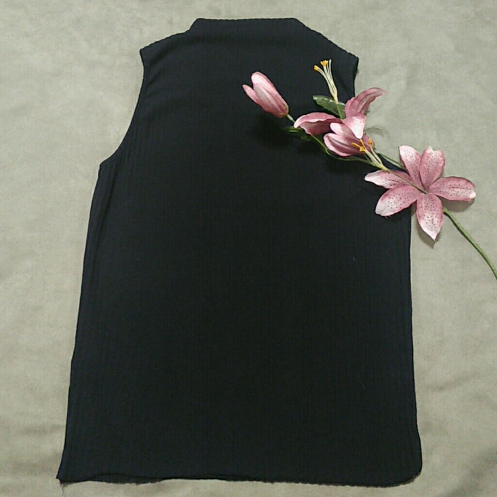 Zara Trafaluc Ribbed High Neck / Turtleneck Tank